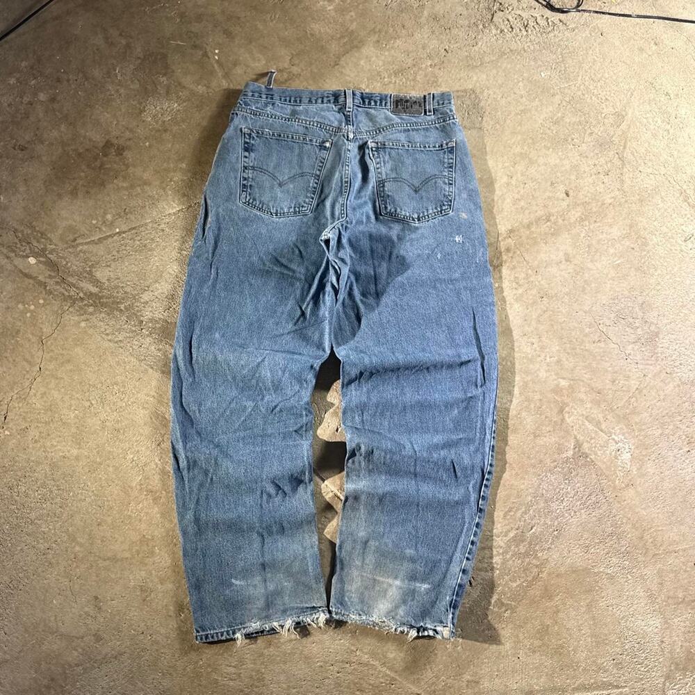 Vintage 90’s Y2K Levi’s Silver Tab Baggy Jeans - Picture 3 of 8